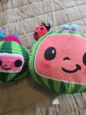 Crochet Cocomelon Watermelon And Talking Plushie Both Included
